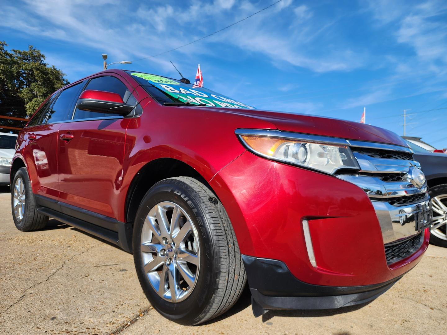 2013 RED Ford Edge Limited (2FMDK3K90DB) with an 2.0L L4 DOHC 16V engine, 6-Speed Automatic transmission, located at 2660 S.Garland Avenue, Garland, TX, 75041, (469) 298-3118, 32.885551, -96.655602 - Photo#1